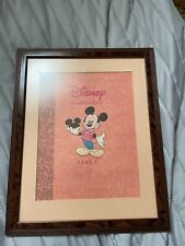 Vintage Mickey Mouse framed art RARE picture