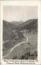 Happy Valley Between Spencer & Eldorado Continental Divide c1920s-30s RPPC picture