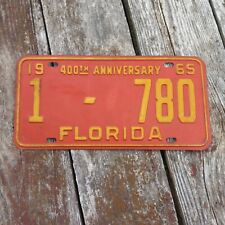 1965 Florida License Plate - 