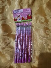 Strawberry Shortcake Pencils w/ Scented Erasers American Greetings 2007 NIP 6 pk picture