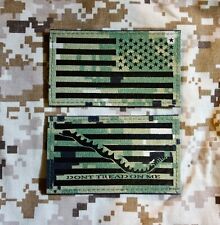 Infrared NWU Type III Reverse US Flag & First Navy Jack Patch Set DEVGRU SEAL IR picture