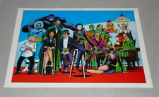 1978 JLA Batman Superman FOES poster: Catwoman,Joker,Riddler,Penguin,Luthor,DCU picture