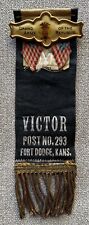 Vintage Grand Army of the Republic G.A.R. Ribbon Fort Dodge, Kansas picture