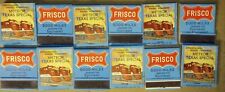 12 FRISCO RAILWAY METEOR TEXAS SPECIAL  VINTAGE MATCHBOOKS  picture