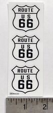 Vintage Route 66 stickers - Lot of 3 mini stickers picture