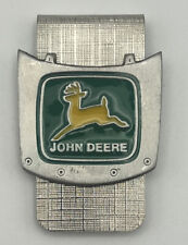 Vintage John Deere Tractor Advertising Money Clip ~ Agriculture Farming picture