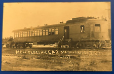 New Electric Car on Goodridge - Thief River Falls Line ~1914 RPPC - MN Minnesota picture