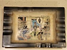 Jimmy Hatlo Clothier Comic Ashtray  10x6.75 Vintage Rare King Features Syndicate picture