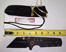 Artisan Proponent Folding Knife Black G10 Handle D2 Wharncliffe Plain 1820P-BBK picture