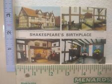 Postcard Shakespeare's Birthplace, Stratford-upon-Avon, England picture