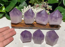 Wholesale Lot 2.2 Lb 7pcs Natural amethyst Obelisk Tower point  Crystal Healing picture