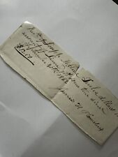 Antique 1862 Handwritten Riot For $12 picture
