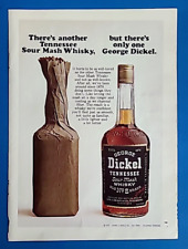 1974 George Dickel Tennessee Whiskey there's only one Vtg 1970's Print Spirit Ad picture