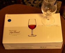 4 New In Box Crystal Luigi Bormioli Italy 10 1/4 Oz  ISO Wine Tasting Glasses picture