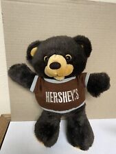 Rare 1987 Hershey’s Chocolate Plush Brown Teddy Bear 15”  picture