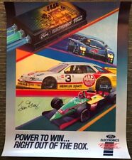 Ford Formula One 1 Race Car Vintage Signed 22x28 Poster B190 Merkur XR4Ti Rare picture