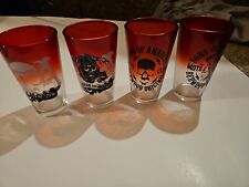 Set Of 4 Just Funky Sons of Anarchy Gradient Spray Highball Pint Tumbler Glasses picture