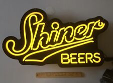 New Shiner Beers Texas Beer Led Light Bar Sign Not Neon picture
