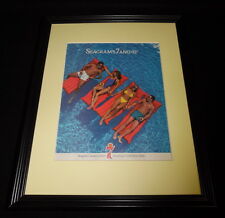 1987 Seagram's 7 and 92 Framed 11x14 ORIGINAL Vintage Advertisement  picture