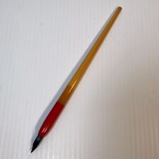 Vintage Quill Dip Fountain Pen Red & Butterscotch Bakelite 3 Shades 8” picture