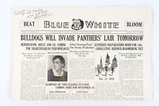 1936 Blue & White Berwick PA Highschool Newspaper Berwick Bulldogs picture