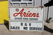 Large Vintage 1960's ARIENS Garden Lawn Tractor 2 Sided 48