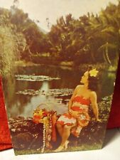 Vintage Hawaiian Maiden Reproduced By Mike Roberts picture