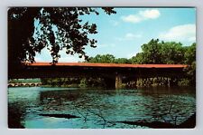 Berks County PA- Pennsylvania, Douglasville Bridge, Antique, Vintage Postcard picture