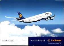 Postcard Lufthansa Star Alliance Airbus A340-300 2006 Limited Edition C5 picture