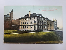 vintage postcard spokane athletic club building washington posted 1916 stamped picture