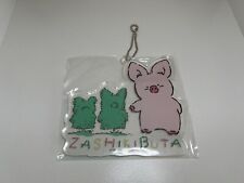 Sanrio Zashikibuta Acrylic Keychain NOS 2018 picture