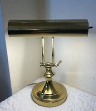 Vintage Bankers Solid Brass Piano Desk Lamp 14”  picture
