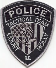 MOUNT HOLLY NORTH CAROLINA TACTICAL TEAM POLICE PATCH picture