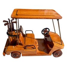 Golf Cart Mahogany Wood desktop Golf Cart model picture