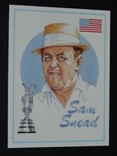 1993 GAMEPLAN CARD GOLF OPEN CHAMPIONS GOLFING #10 SAM SNEAD USA GOLFER picture