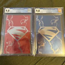9.8 NMT Adventures Of Superman: Jon Kent #1 Red & Blue Foil Exclusive Variant picture