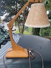 mid century modern wood lamp vintage picture