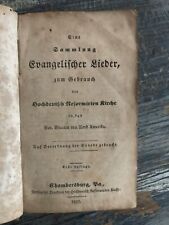 1813 German (Deutsch) Evangelical Pocket Bible Antique picture