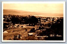 RPPC Postcard Ensenada Baja of California Mexico Photo By Tan Aerial Posted 1935 picture