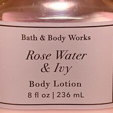 Bath & Body Works ROSE WATER & IVY 8oz Body Lotion Discontinued Hard To Find picture