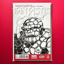 Bob Hall The Thing Original Sketch Art Drawing on Fantastic Four Variant #1 picture
