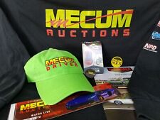 #364 MECUM AUCTION DRIVER'S KIT EMBROIDERED LOGO HAT, LARGE SHIRT AND MORE picture