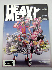 HEAVY METAL Magazine February 1985, Interview with Russell Muleahy FN picture