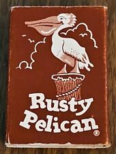 Vintaqe Rusty Pelican Restaurant Matchbox Unstruck picture
