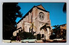 Orlando FL-Florida, Cathedral Church of St Luke Episcopal, Vintage Postcard picture