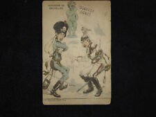 WW1 Rare Belgian Propaganda Anti Kaiser Wilhelm Postcard picture