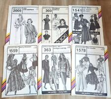 Lot Of 6 Vtg 80s Stretch & Sew Patterns Women's Dresses Tops Unused picture