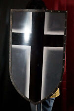 Medieval Teutonic Authentic Shield | Medieval Knight Black Cross Templar Shield picture
