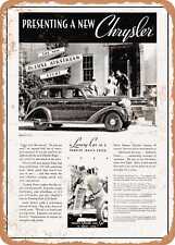 METAL SIGN - 1935 Chrysler De Luxe Airstream Eight Touring Sedan Vintage Ad picture