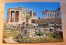 Postcard Athens Greece Parthenon And Erechtheion picture